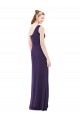 Grape A-Line One Shoulder Long Evening Dress / Bridesmaid Dress Bolton