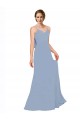 Dusty Blue A-Line Sweetheart Long Bridesmaid Dress / Evening Dress Bolton