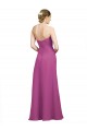 Low Back Wild Berry A-Line Sweetheart Long Bridesmaid Dress Bolton