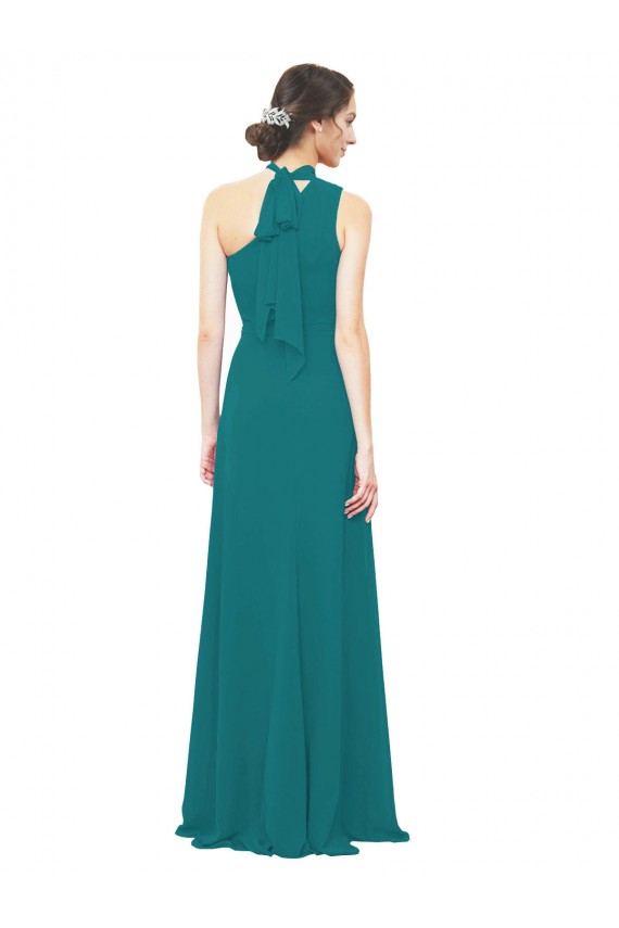 Hunter A-Line One Shoulder Long Bridesmaid Dress Bolton