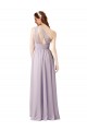 Grape A-Line One Shoulder Long Floor Length Bridesmaid Dress Bolton