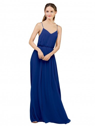 Royal Blue A-Line Sweetheart Long Bridesmaid Dress / Evening Dress Bolton