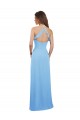 Keyhole Back Periwinkle A-Line Sweetheart Long Bridesmaid Dress Bolton