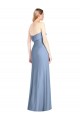 Dusty Blue Trumpet Strapless Long Bridesmaid Dress Bolton