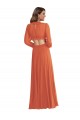 Open Back Firecracker A-Line V-Neck Long High Low Evening Gown / Bridesmaid Dress Bolton