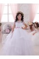 Ivory Ball Gown Sweetheart Long Little Flower Girl Dress Bolton