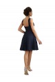 Dark Navy A-Line Sweetheart Knee Length Bridesmaid Dresses Bolton