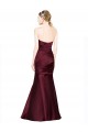 Low Back Burgundy Mermaid Sweetheart Long Formal Evening Gown / Prom Dress / Bridesmaid Dress Bolton