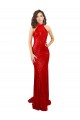 Open Back Red Mermaid High Neck Long Formal Evening Gown / Prom Dress / Bridesmaid Dress Bolton