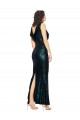 Dark Green Mermaid V-Neck Long Bridesmaid Dress / Evening Dress Bolton