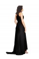 Black A-Line One Shoulder Long Black Tie Evening Gown / Prom Dress / Bridesmaid Dress Bolton