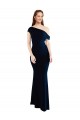 Dark Navy Mermaid One Shoulder Long Formal Evening Gown / Prom Dress / Bridesmaid Dress Bolton