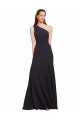 Dark Navy A-Line One Shoulder Long Formal Evening Gown / Prom Dress / Bridesmaid Dress Bolton