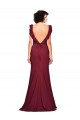 Burgundy Mermaid Strapless Long Prom Dress / Bridesmaid Dress Bolton