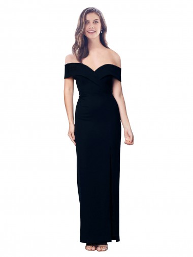 Black Mermaid Sweetheart Long Formal Dress / Bridesmaid Dress Bolton