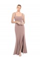 Dusty Pink Mermaid High Neck Long Prom Dress / Bridesmaid Dress Bolton