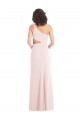 Pink Trumpet One Shoulder Long Formal Evening Gown / Prom Dress / Bridesmaid Dress Bolton