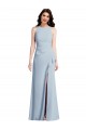 Light Sky Blue Trumpet Halter Neck Long Formal Dress / Bridesmaid Dress Bolton