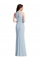 Light Sky Blue Trumpet Halter Neck Long Formal Dress / Bridesmaid Dress Bolton