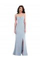 Light Sky Blue Trumpet Spaghetti Straps Long Formal Evening Gown / Prom Dress / Bridesmaid Dress Bolton