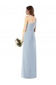 Light Sky Blue Trumpet One Shoulder Long Semi Formal Evening Dress / Prom Dress / Bridesmaid Dress Bolton