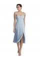 Light Sky Blue A-Line Sweetheart Midi Length Evening Gown / Prom Dress / Bridesmaid Dress Bolton