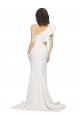 Ivory Sheath One Shoulder Sweep Train Semi Formal Evening Dress / Prom Dress / Bridesmaid Dress Bolton