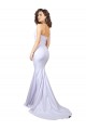 White Mermaid High Neck Long Beach Wedding Dresses Bolton