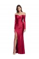 Dark Red Sheath Sweetheart Long Formal Evening Gown / Prom Dress / Bridesmaid Dress Bolton