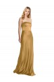 Gold A-Line Strapless Long Formal Evening Gown / Prom Dress / Bridesmaid Dress Bolton