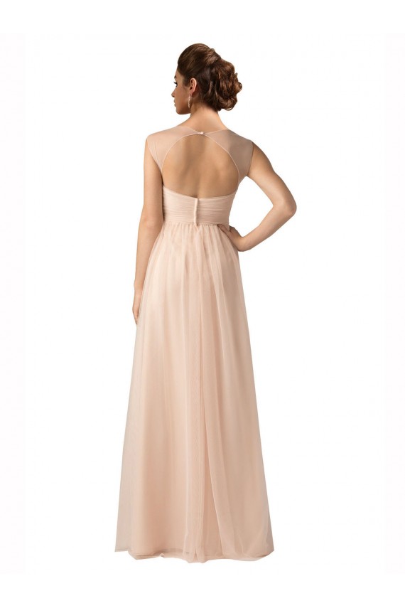 Nude A-Line Sweetheart Long Bridesmaid Evening Gowns Bolton