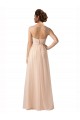 Nude A-Line Sweetheart Long Bridesmaid Evening Gowns Bolton