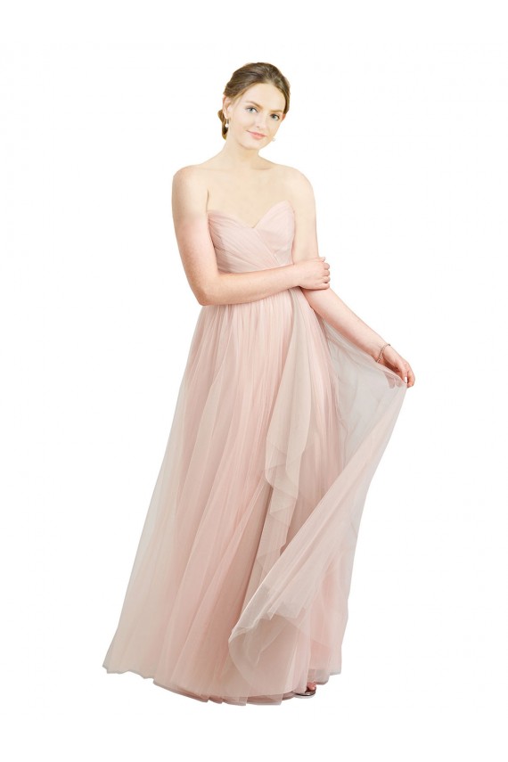 Pink A-Line Sweetheart Long Bridesmaid Dress / Evening Dress Bolton