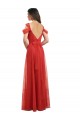 V-Back Red A-Line Sweetheart Long Formal Dress / Bridesmaid Dress Bolton