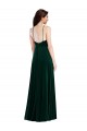 Dark Green A-Line High Neck Long Semi Formal Evening Dress / Prom Dress / Bridesmaid Dress Bolton