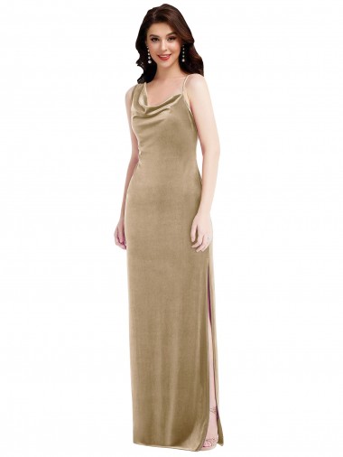 Champagne Sheath One Shoulder Long Black Tie Evening Gown / Prom Dress / Bridesmaid Dress Bolton