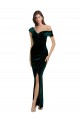 Dark Green Sheath Sweetheart Long High Low Evening Gown / Prom Dress / Bridesmaid Dress Bolton